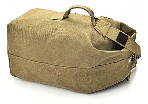 Dufle Bag Saco Vo Militar Em Lona Transporte De Roupas