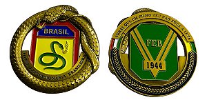 Moeda Medalha Feb Força Expedicionária Brasileira Exército