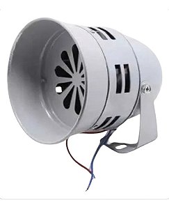 Sirene 12 Volts Em Chapa À Prova Dagua Viatura Militar