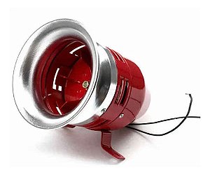 Sirene Militar Viatura Militar Jeep Em Metal 12 Volts