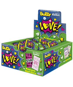 CHICLE BUZZY LOVE C/100 HORTELA