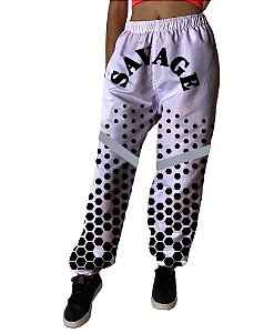 Calça de Tactel Tecido Leve | Savage Com Faixa Refletiva