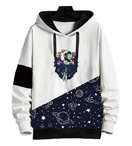 Blusa de Moletom Estampa Diagonal | Galáxia Astronauta Balões