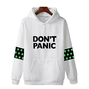 Blusa de Moletom Canguru | Don't Panic Mangas Et Verde