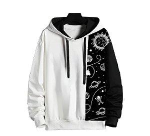 Blusa de Moletom | Respingos de Tinta Planetas