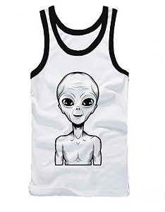 Regata Masculina Tecido Elastano Superior MD1 | Et Preto