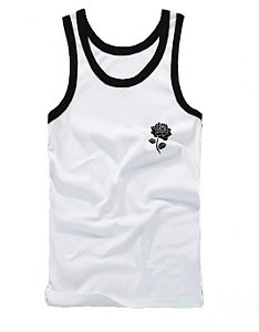 Regata Masculina Tecido Elastano Superior MD5 | Rosa Preta