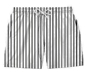 Short Masculino de Tactel | Listras P&B