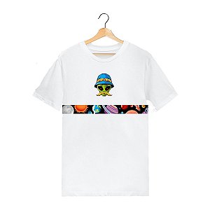 Camiseta Masculina Tecido Elastano Superior Swag On | Faixa Planetas e Et.