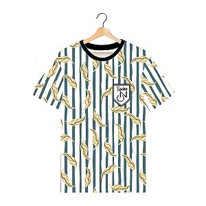 Camiseta Masculina Tecido Elastano Superior | Folhas Secas Swag On