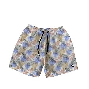 Short Masculino de Tactel | Folhagens