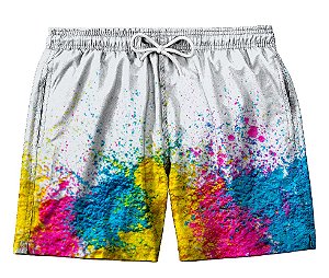 Short Masculino de Tactel | Respingos de Tinta