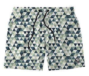 Short Masculino de Tactel | Quadriculado