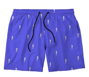Short Masculino de Tactel | Cavalo Marinho Branco