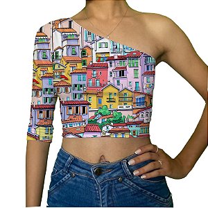 Cropped Uma Manga | Favela