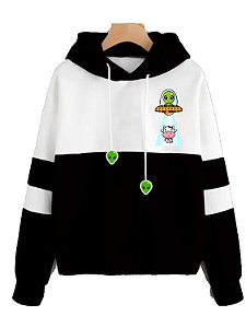 Blusa de Moletom P&B | Nave Vaquinha e Pin Et