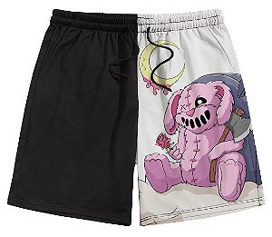 Bermuda Masculina de Moletom |  P&B Bad Bunny