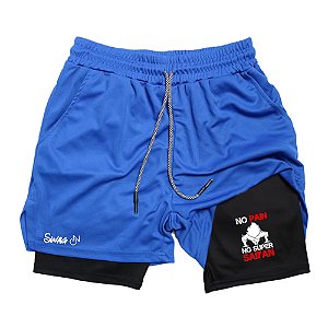 Short Treino Academia Dry-fit Compressão 2 em 1