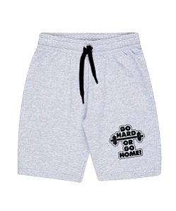 Bermuda Masculina de Moletom | Go Hard Or Go Home