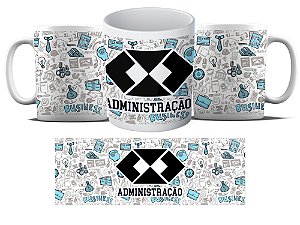 Caneca Personalizada - Curso Administração - Administração logo MD04
