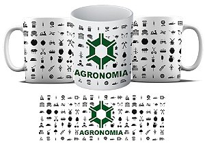 Caneca Personalizada - Curso Agronomia - Agronomia simbolo MD01