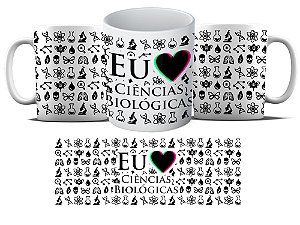 Caneca Personalizada - Curso Ciencias Biologicas Biologia - Eu amo ciencias biologicas MD02