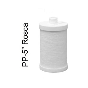 Elemento Filtrante Polipropileno Liso 5" x 2.1/2" Rosca x 5 micra