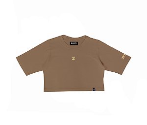 CROPPED SKNDY BASIC'S OVERSIZED BROWN