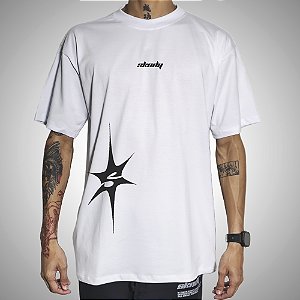 CAMISETA SKNDY PROGRESS 2.0 OVERSIZED BRANCA