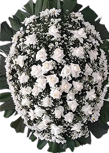 Coroa de flores simples