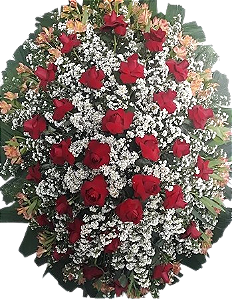 Coroa de flores simples 03