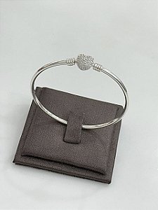 Bracelete rígido para berloques Prata 925