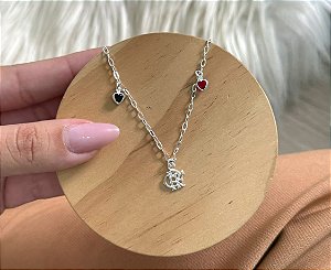 Pulseira Flamengo 🖤♥️  Prata 925