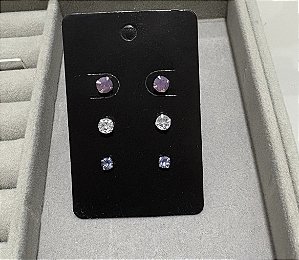 Trio lilás Prata 925