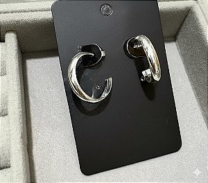 Argola grossa Prata 925