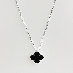 Colar trevo Prata 925