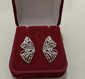Brinco Asas de borboleta Prata 925