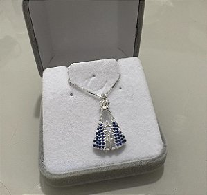 Colar Nossa Sra. Aparecida l Prata 925