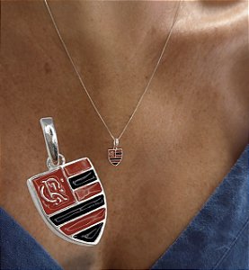 Colar Flamengo Prata 925 🖤❤️