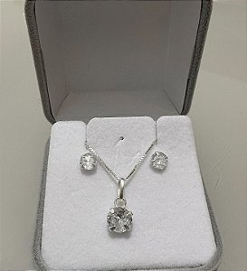 Conjunto ponto de luz Prata 925
