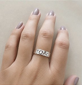 Aliança personalizado 6mm Prata 925