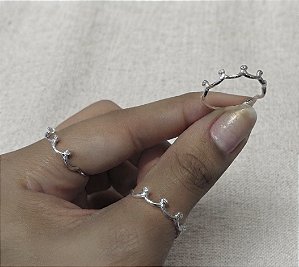 Anel coroa Prata 925