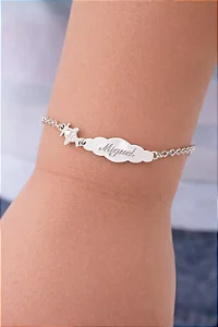 Pulseira nuvem ☁️ Prata 925