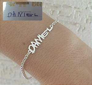 Pulseira assinatura Prata 925