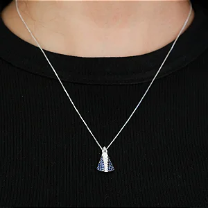 Colar Aparecida Prata 925