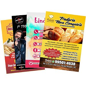 Panfleto 2.500 unidades 10x14cm