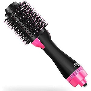Escova Secadora Seca Alisa e Modela Cabelo Escova Modeladora 5 em 1 Penteadeira de Cerâmica Quente 5 Temperaturas Frizz-