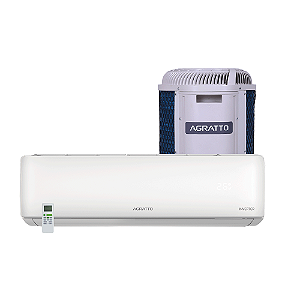 Ar Condicionado Split Hi Wall Agratto LIV TOP Inverter 12.000 BTU's Frio, Painel de LED, LCST12F-02I | 220V
