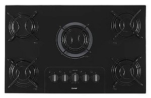 Cooktop Consul 5 Bocas Preto bIVOLT
