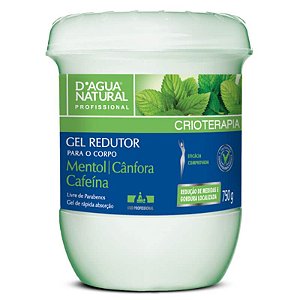 Gel Redutor D'agua Natural com Mentol e Cânfora - 750g